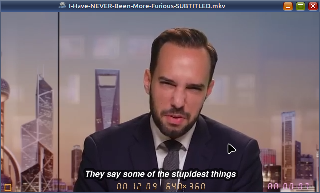 Video player screenshot