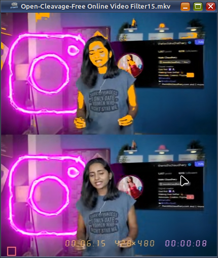Screenshot of video player