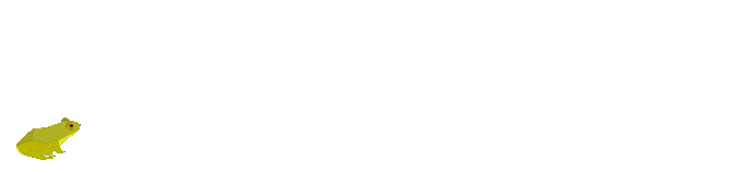 GIF animation showing a frog jumping across Frog Animation 1
